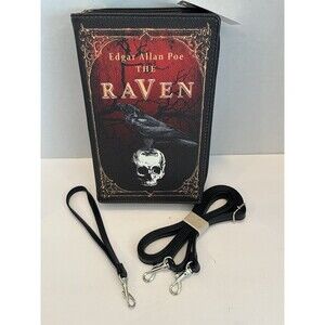 The Raven Vintage Book Purse Clutch Bag - Edgar Allen Poe - Book Lovers Gifts